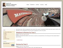 Tablet Screenshot of math.jasonbhill.com